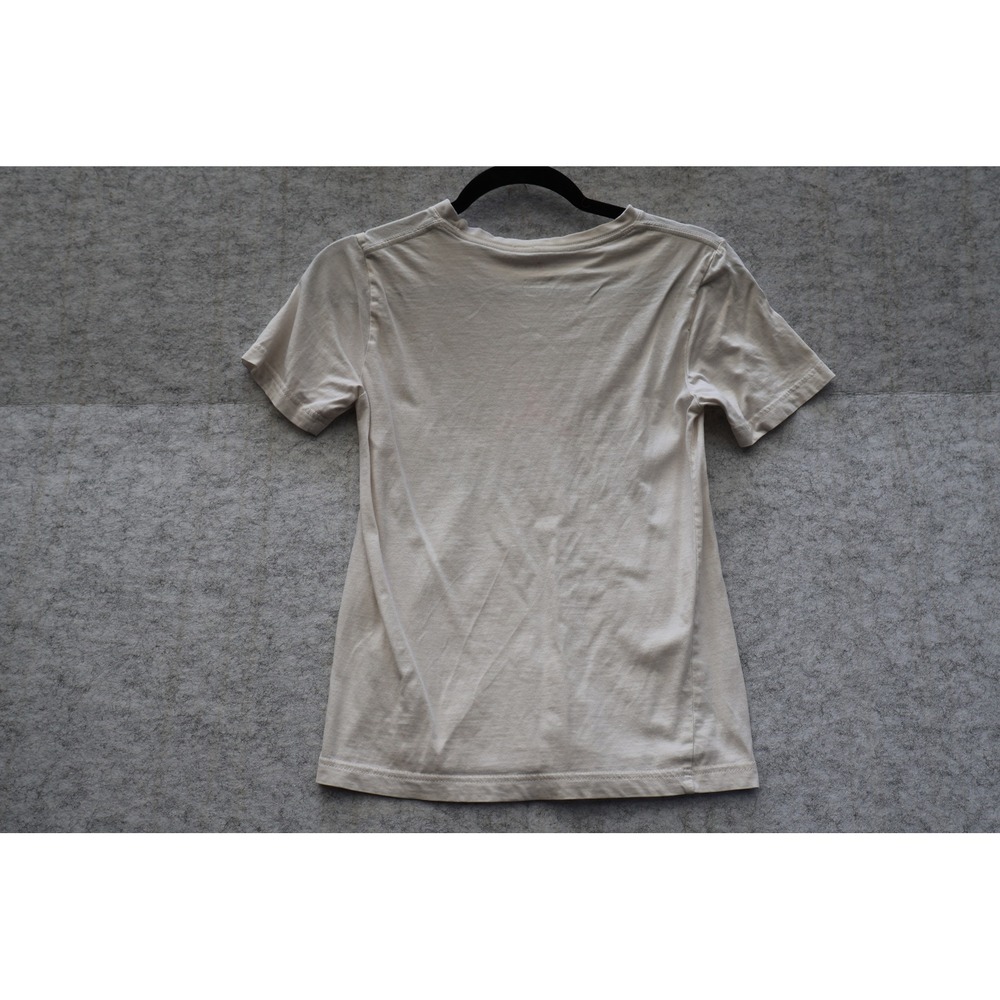 Jordan Brand Mens 23 Jumpman Graphic T-Shirt Off White Tan Size M 10-12 Yrs